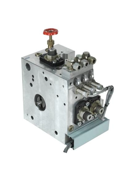 Hydraulically operated pump units