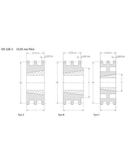 ISO PHS 12B-3TBXX