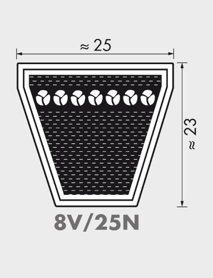 8V/25N