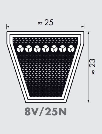 8V/25N
