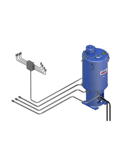 Hydraulically operated pump units