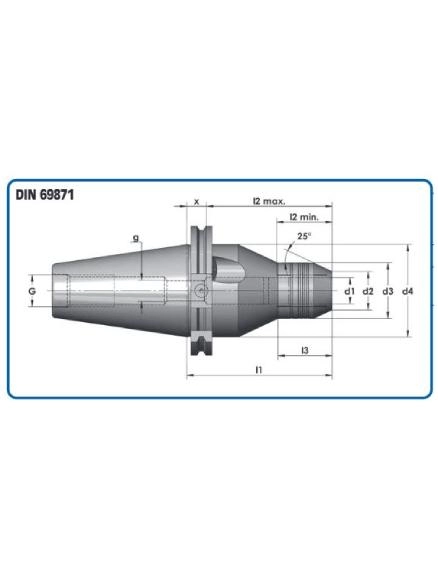 Hydraulic chuckfor tool-sharpening and grindingmachines WZS