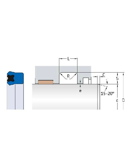 PTB - Metric sizes d = 60 - 85 mm