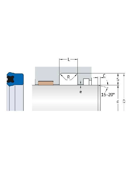 PTB  inch sizes d = 0.75 -1.625 in.