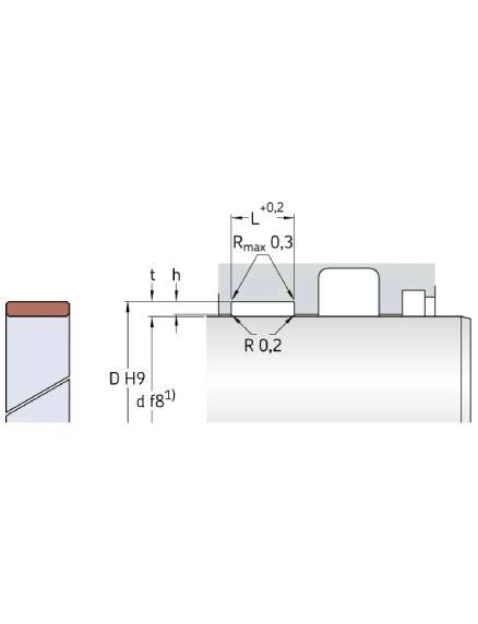 PGR piston- Metric sizes D 16 - 400 mm
