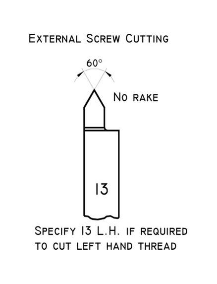 External Screw Cutting Right Hand