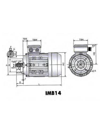 HA Series IMB14 - 8 Pole